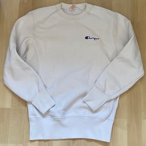 White premium quality vintage champion sweater